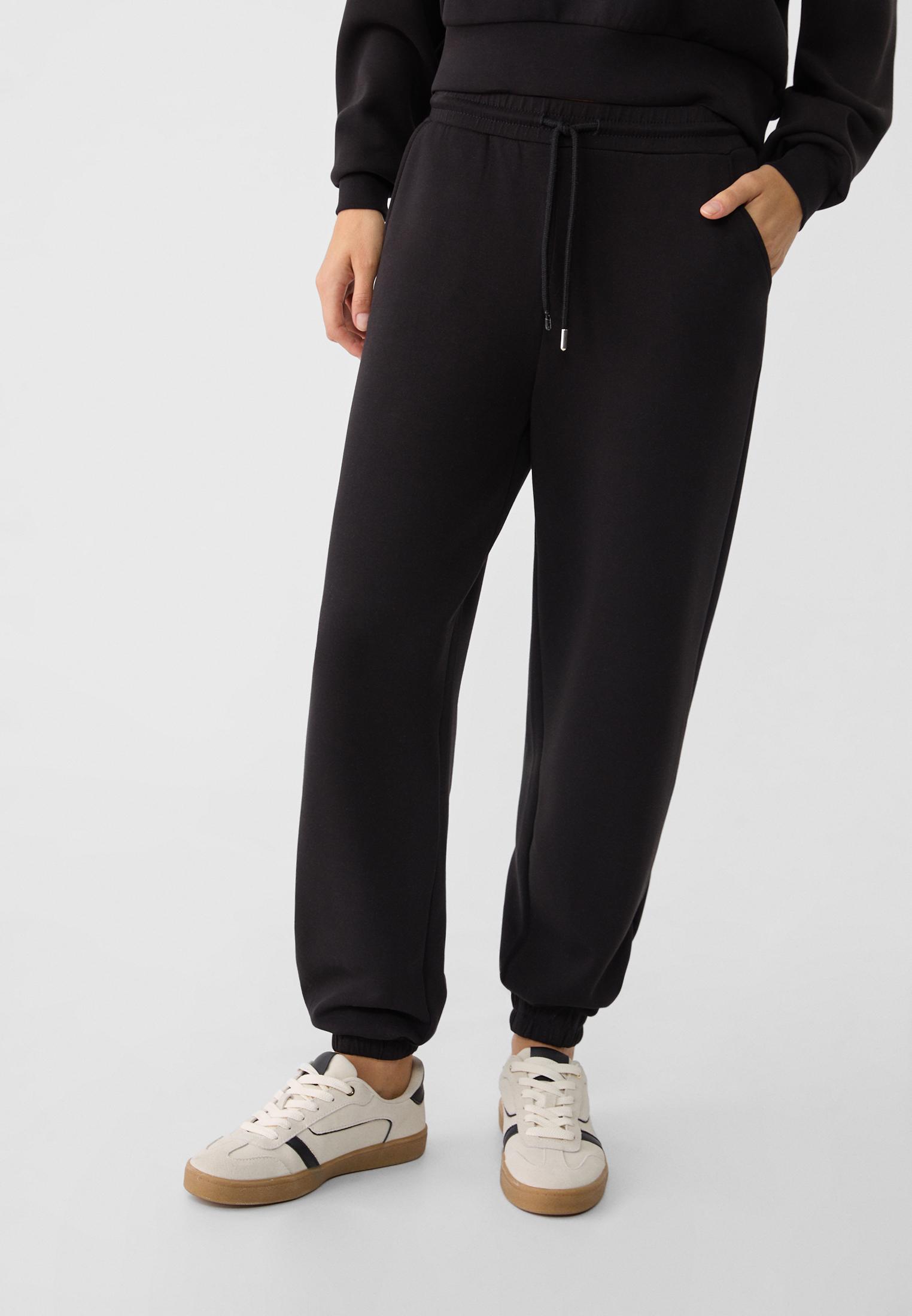 Pantalon jogger en tissu doux Mode femme Stradivarius France