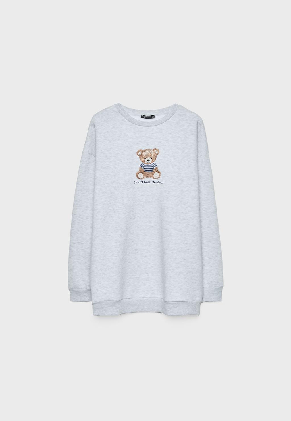Sudadera osito bordado