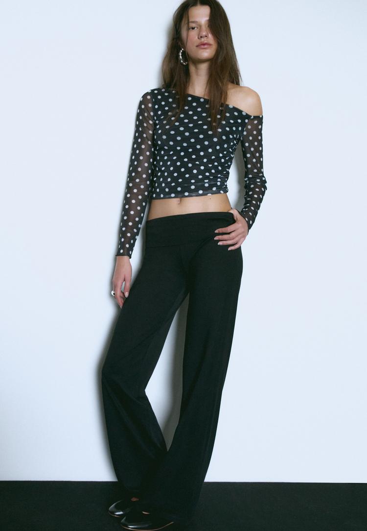 pantalon malla cintura vuelta