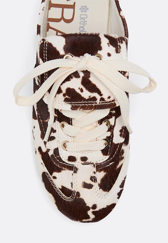 zapatilla destalonada print vaca