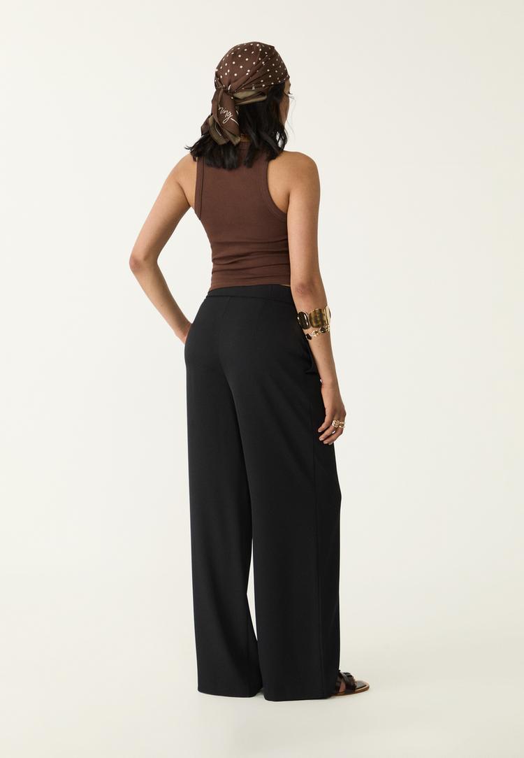 pantalon fluido pinzas