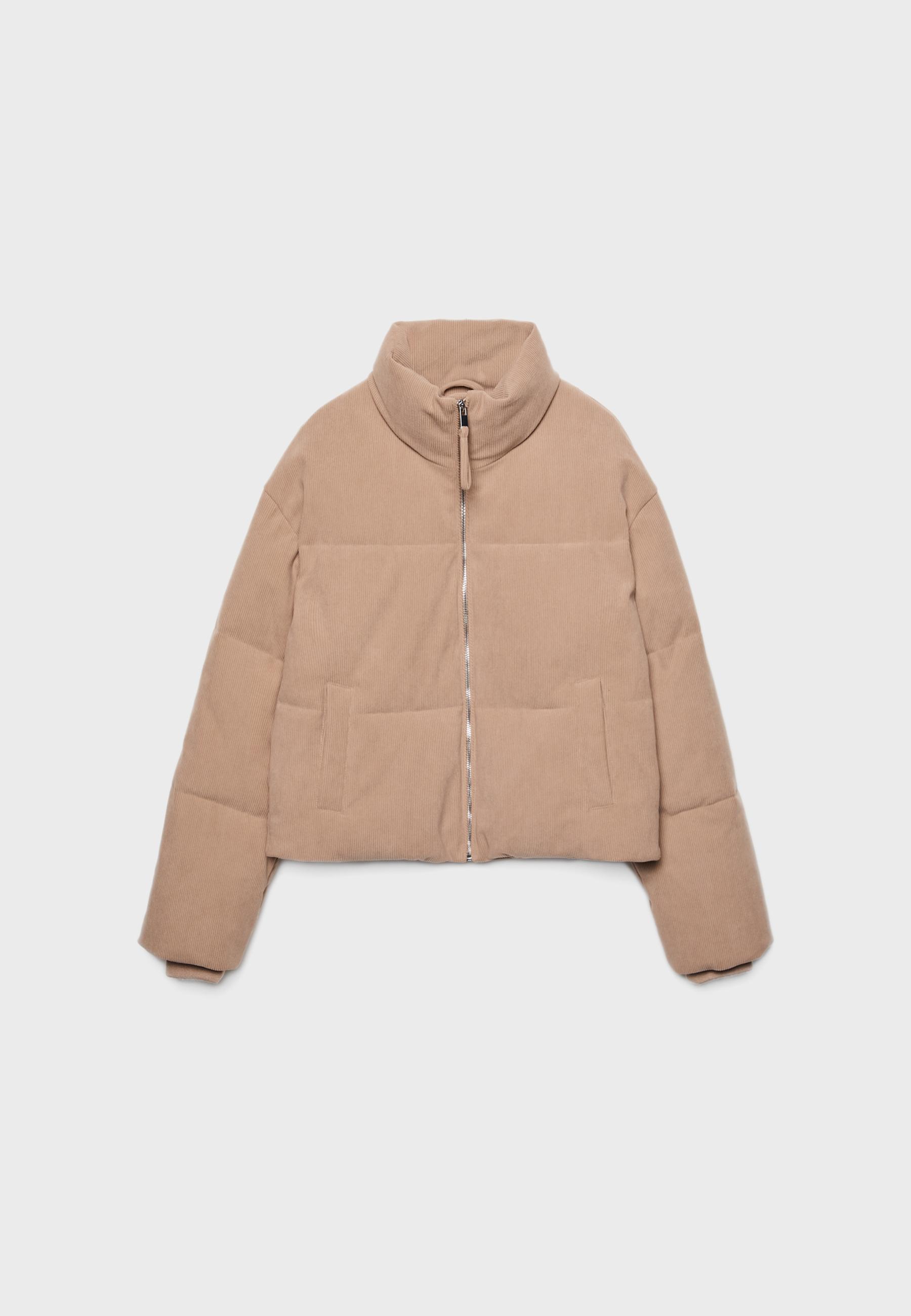 Corduroy puffer jacket - Women's fashion | Stradivarius Jordan