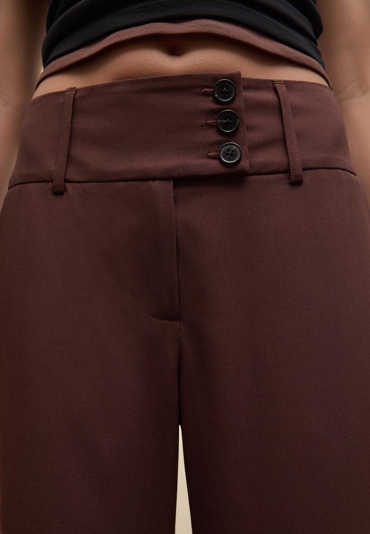 pantalon habille ceinture large