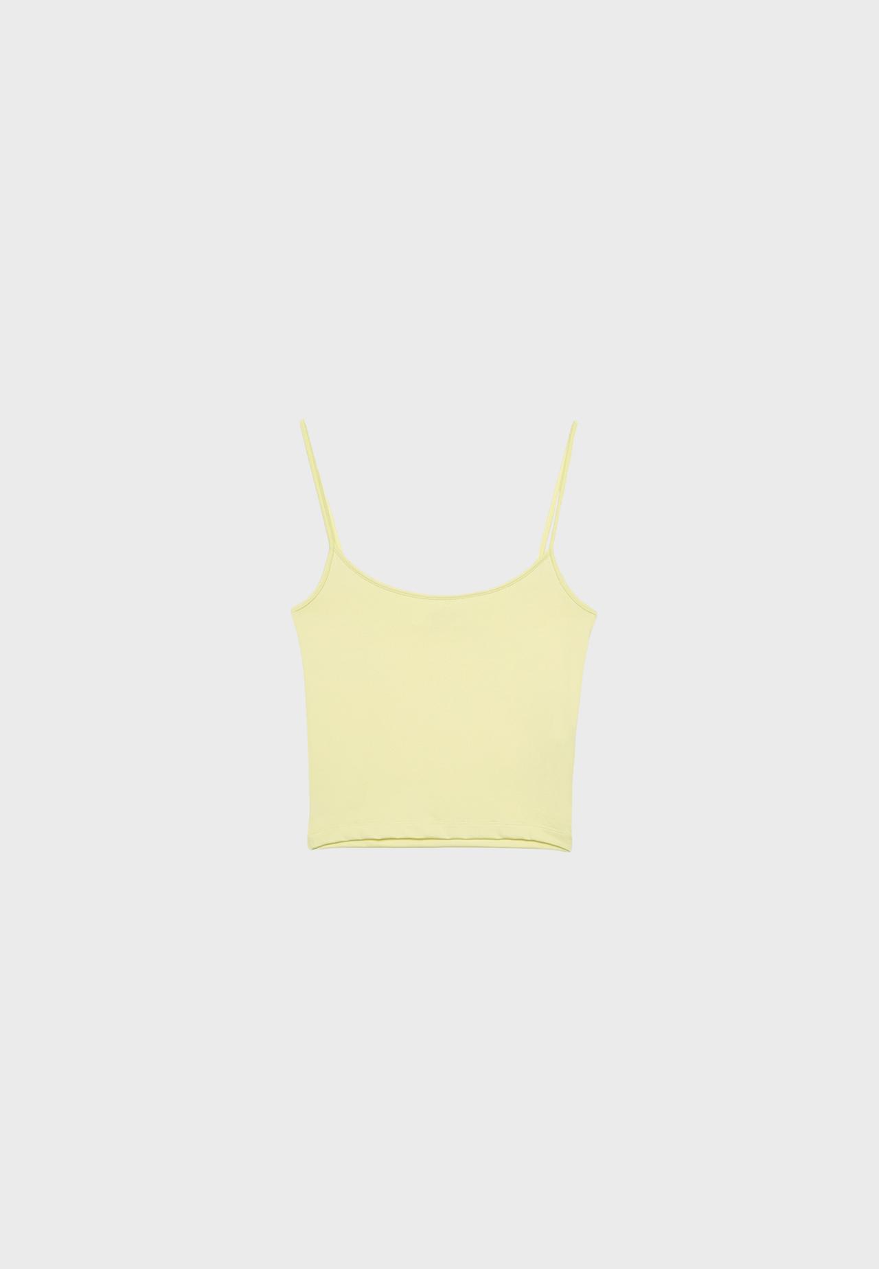 Polyamide strappy top — Gold