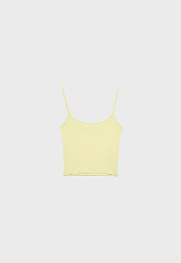 Polyamide strappy top — Gold 6