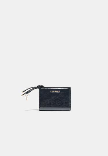 Purse with zip pull detail — Black 1