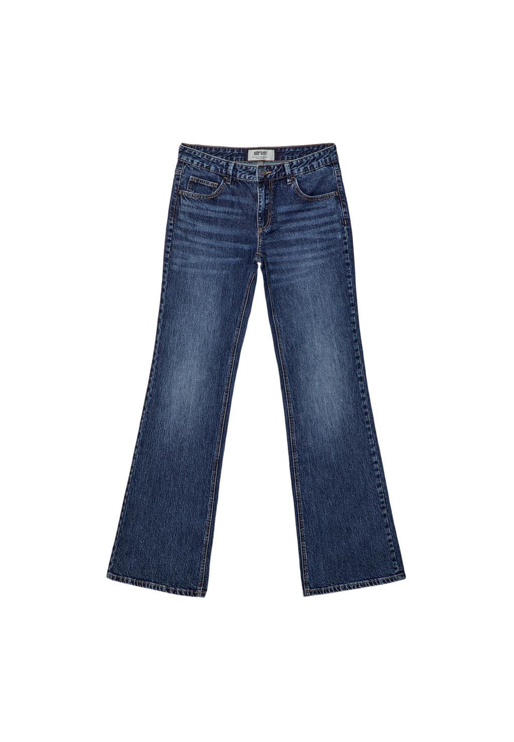 Jeans bootcut a vita bassa