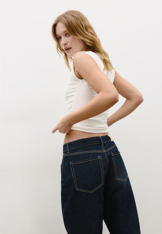 basic ruched fitted t shirt