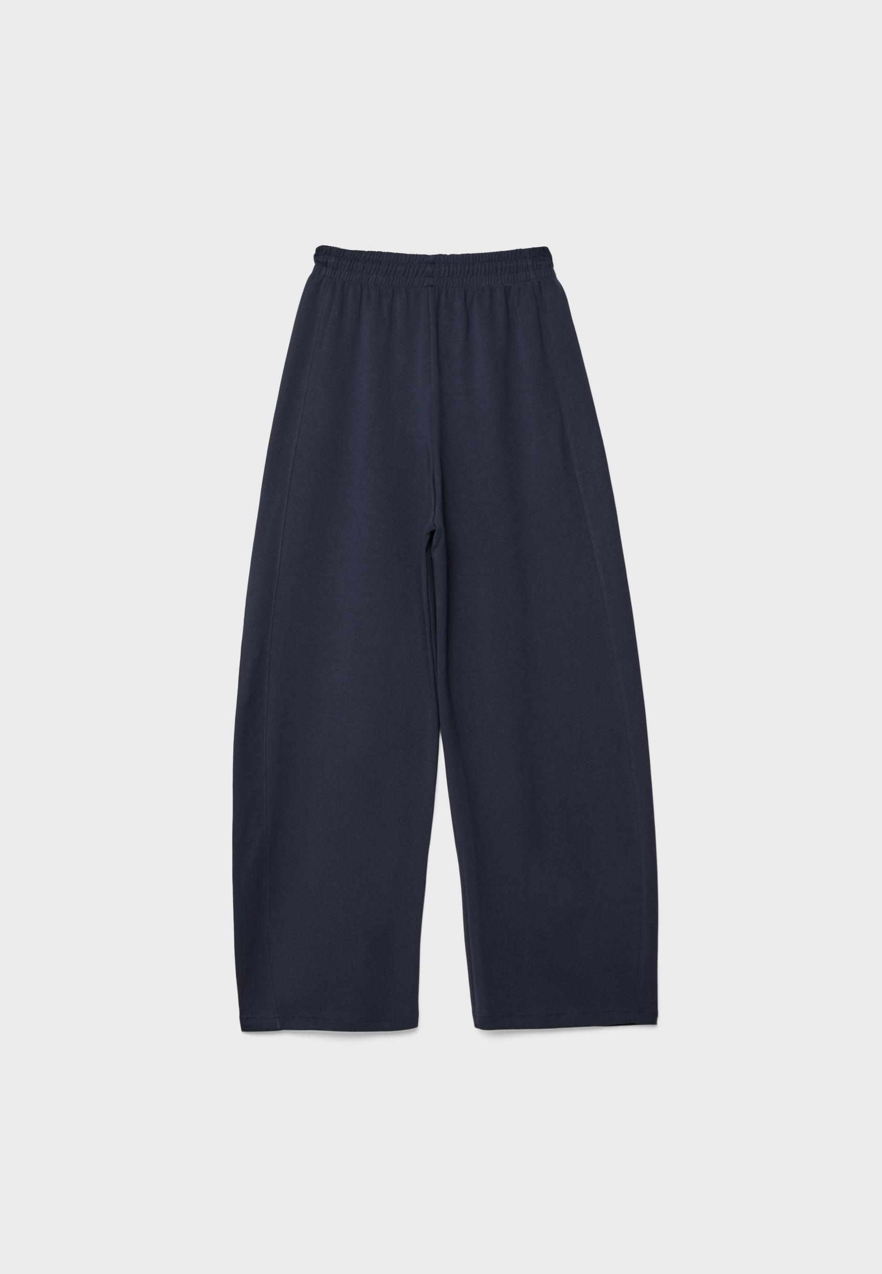 Super barrel jogger trousers — Navy blue