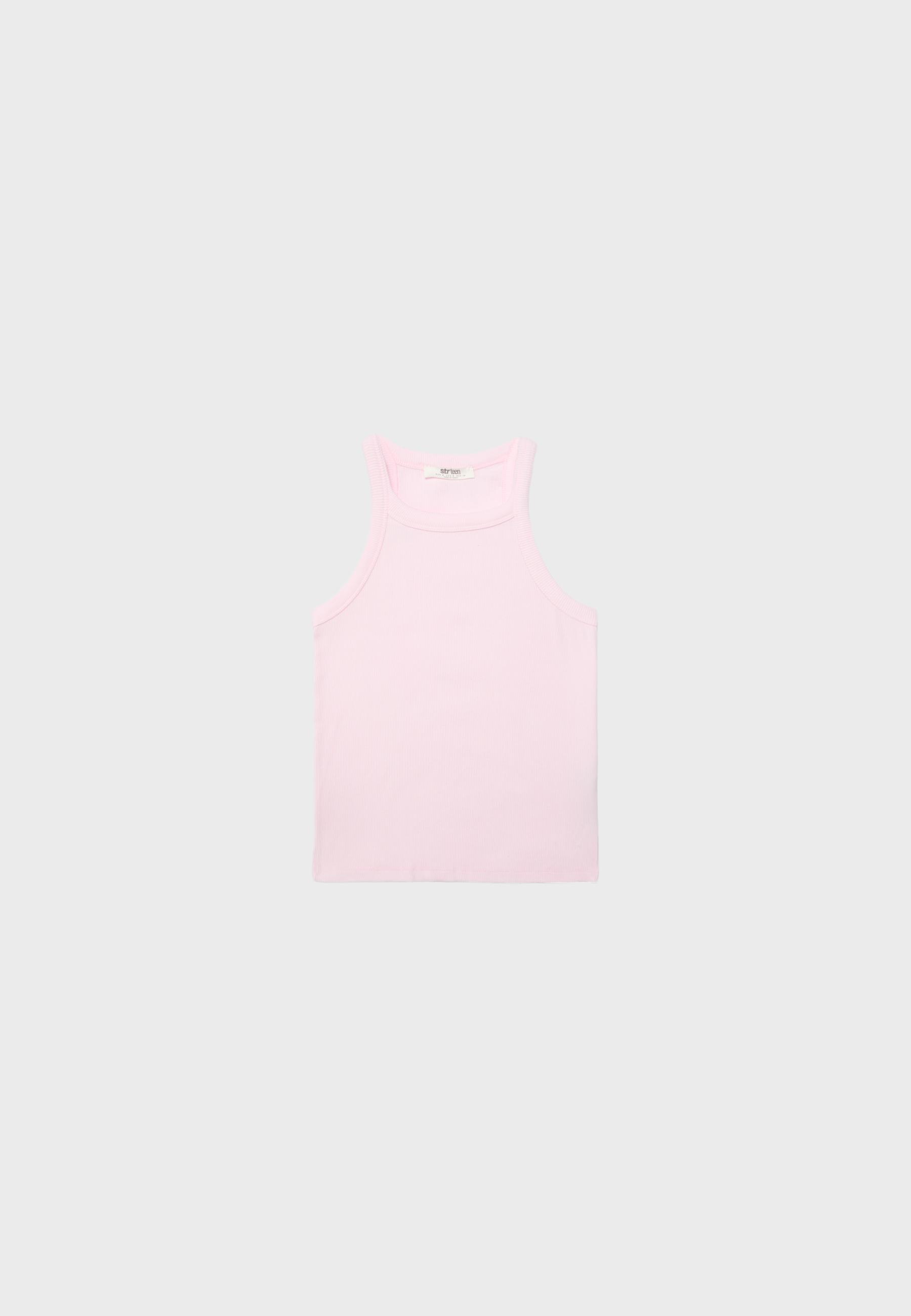 Racerback T-shirt — Pastel pink