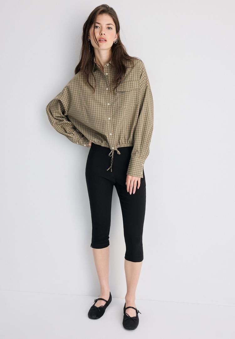 chemise ballon a carreaux