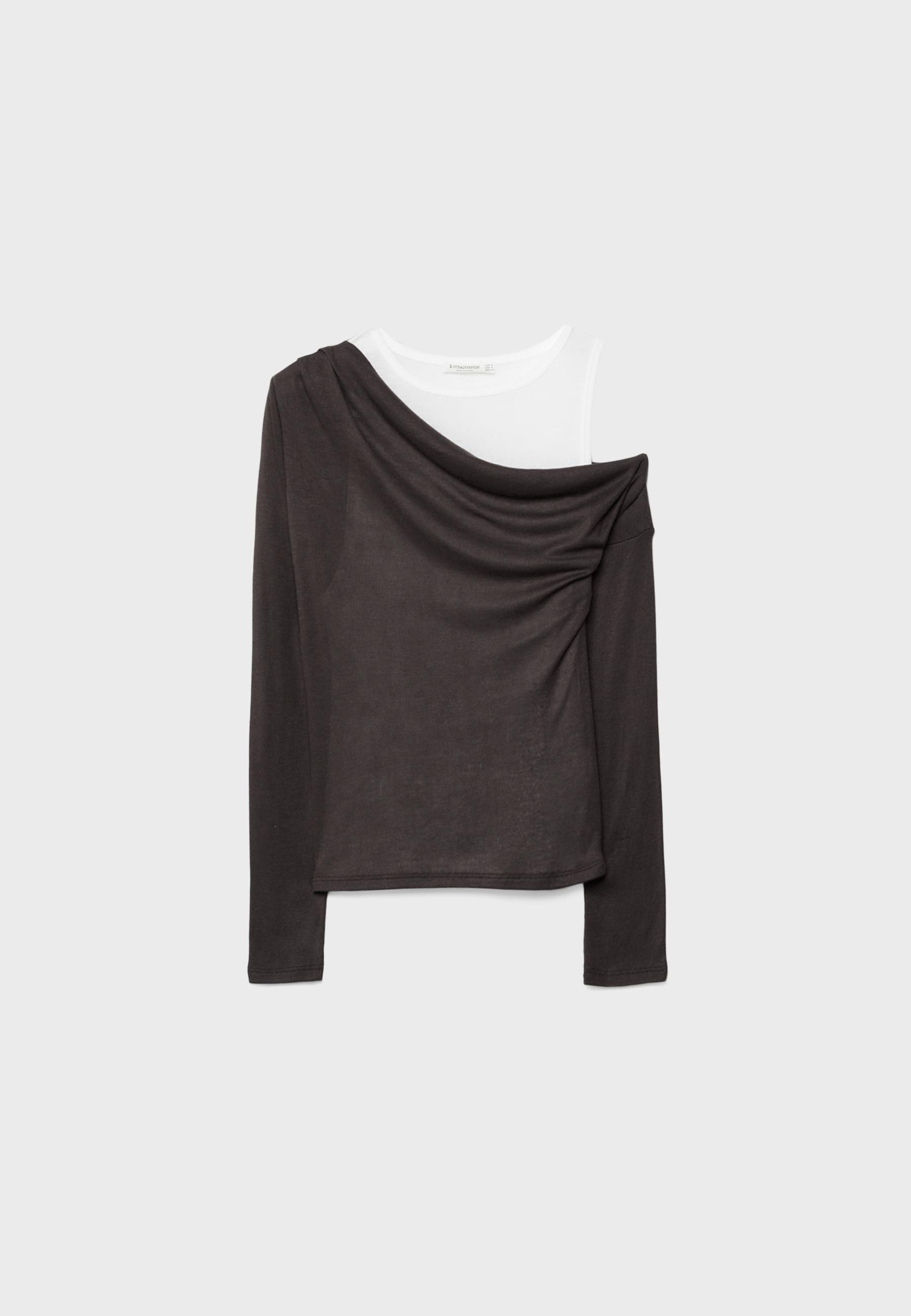 Çift asimetrik t-shirt - Görsel 6