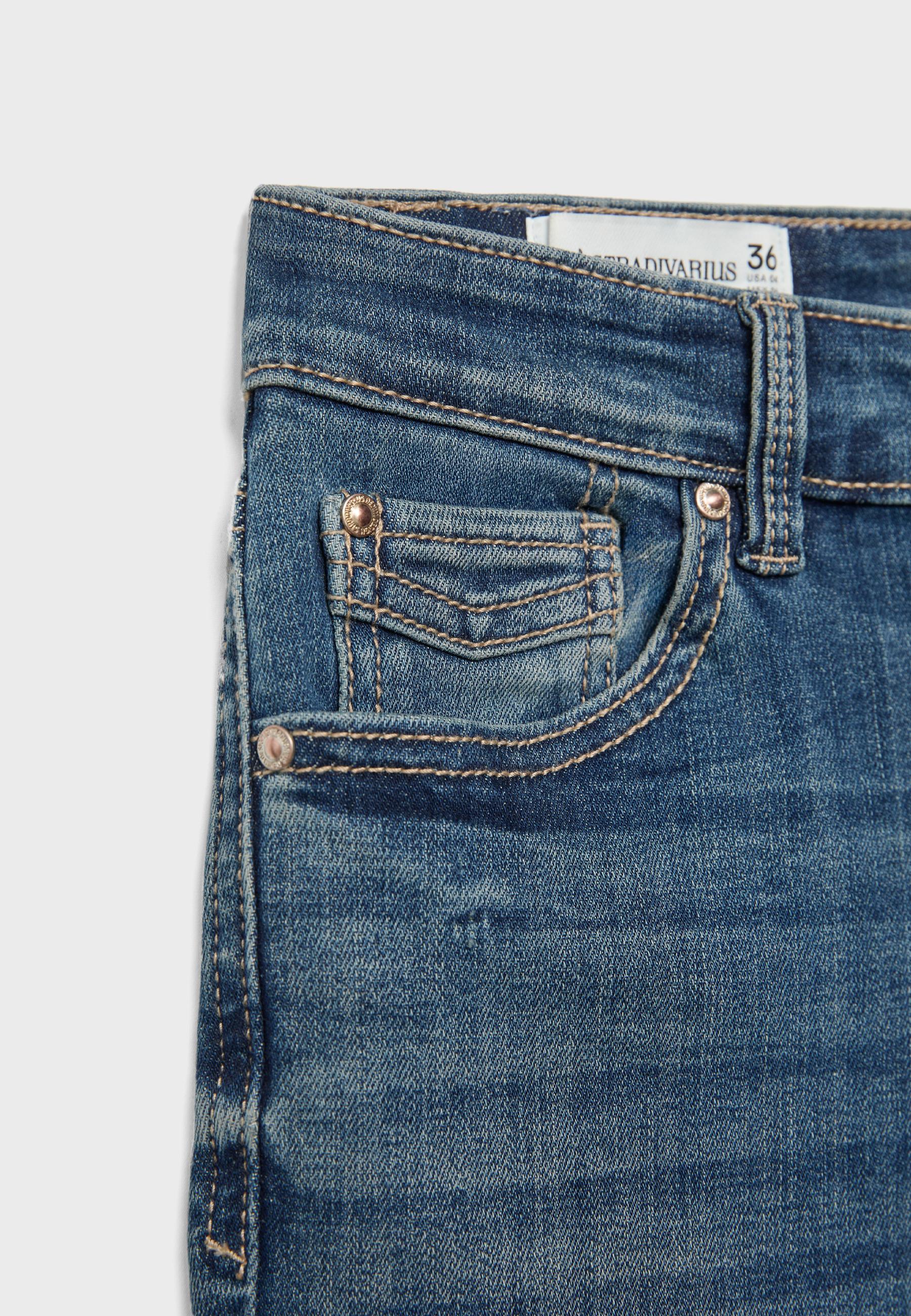 D07 high-waist jeans — RINSE BLUE DENIM