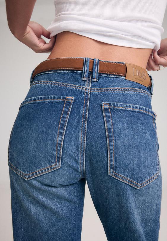 jean bootcut d68 avec ceinture