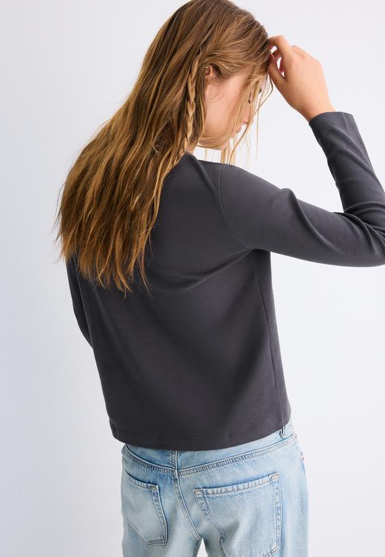 tshirt met lange mouw en zachte touch