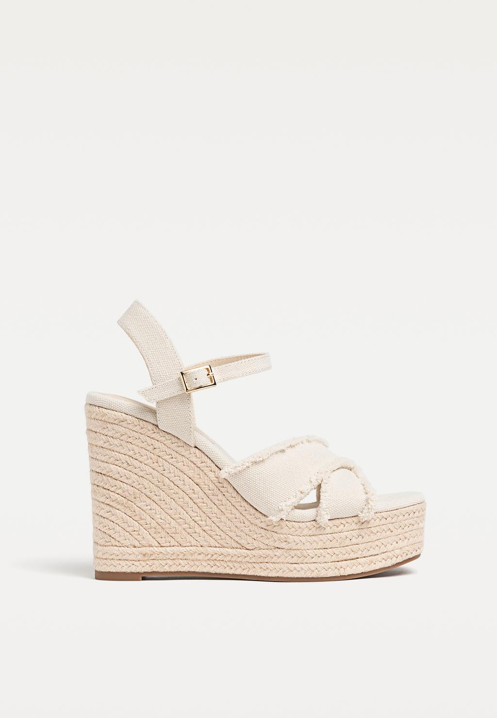 Jute wedge sandals