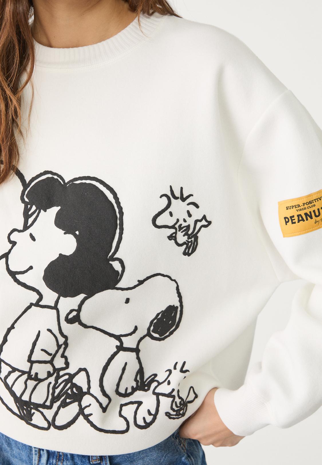 Stradivarius Sudadera De Snoopy Sudadera Peanuts