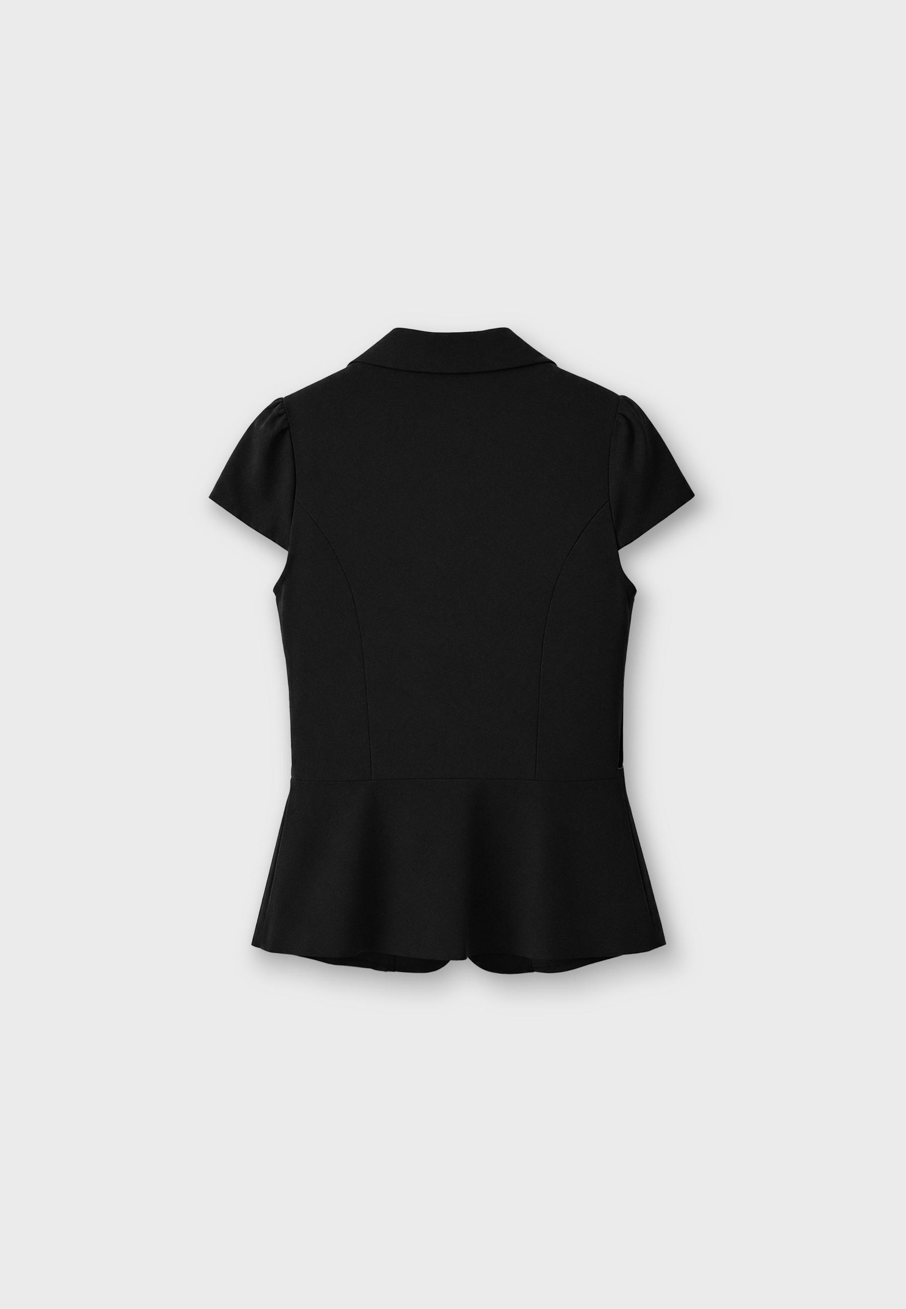 Short sleeve pocket shirt — Black