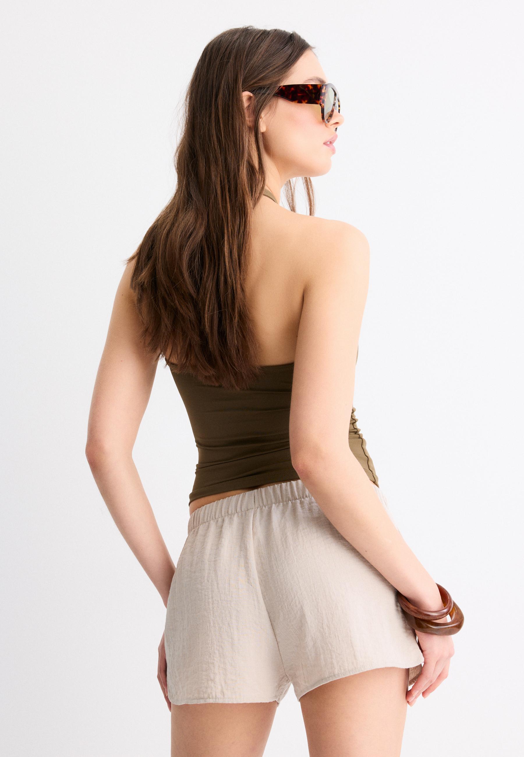 Rustic shorts — Stone
