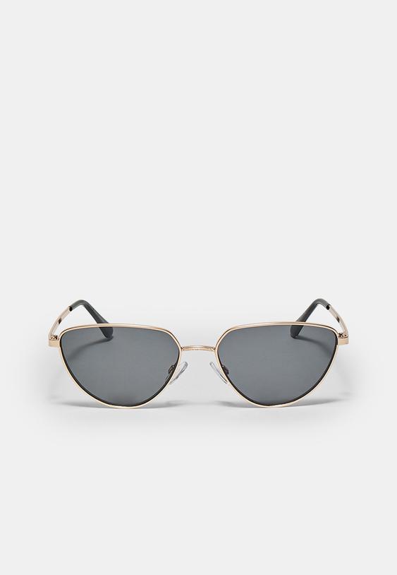 rechte bovenkant metalen zonnebril