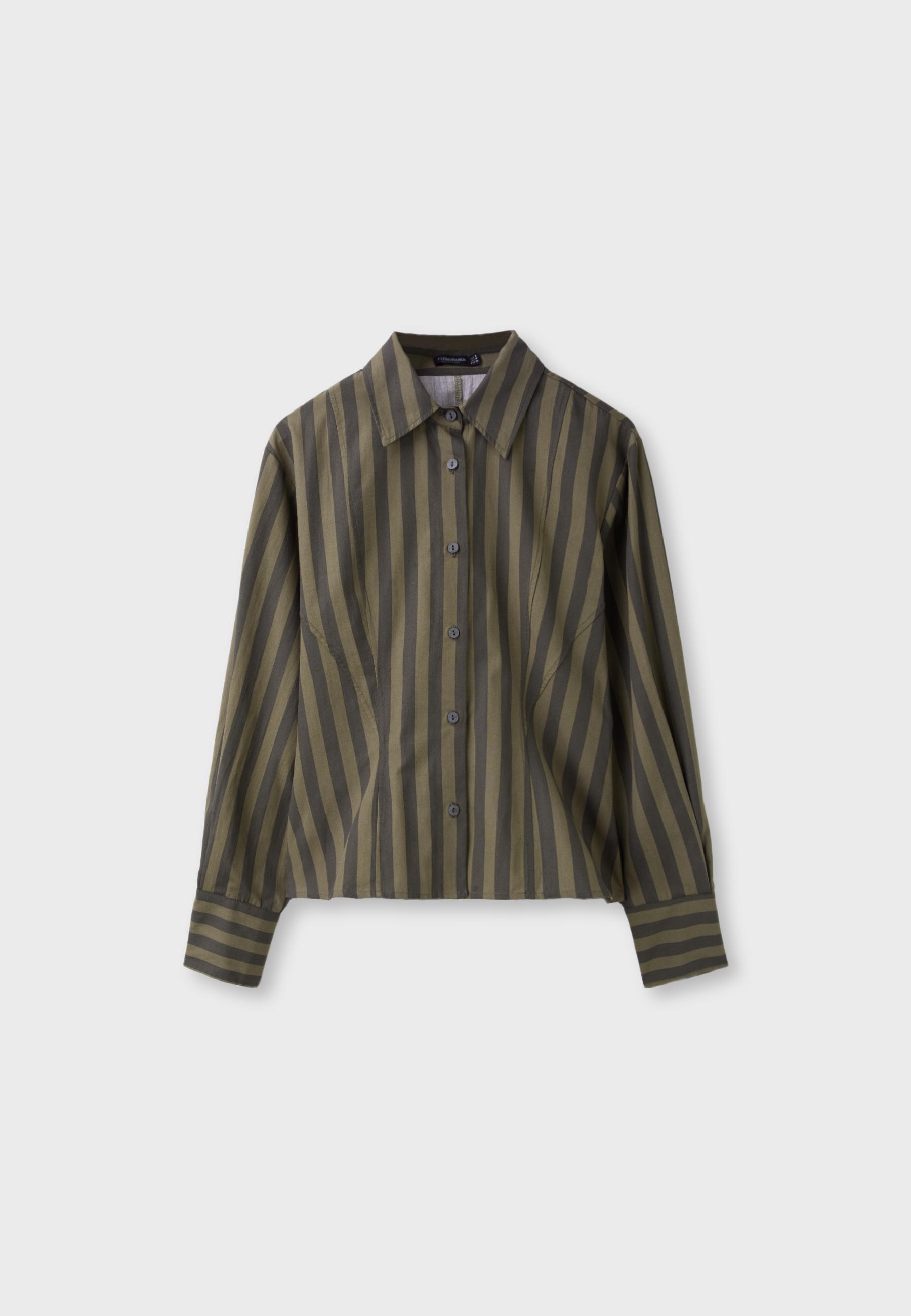Striped shirt — Khaki