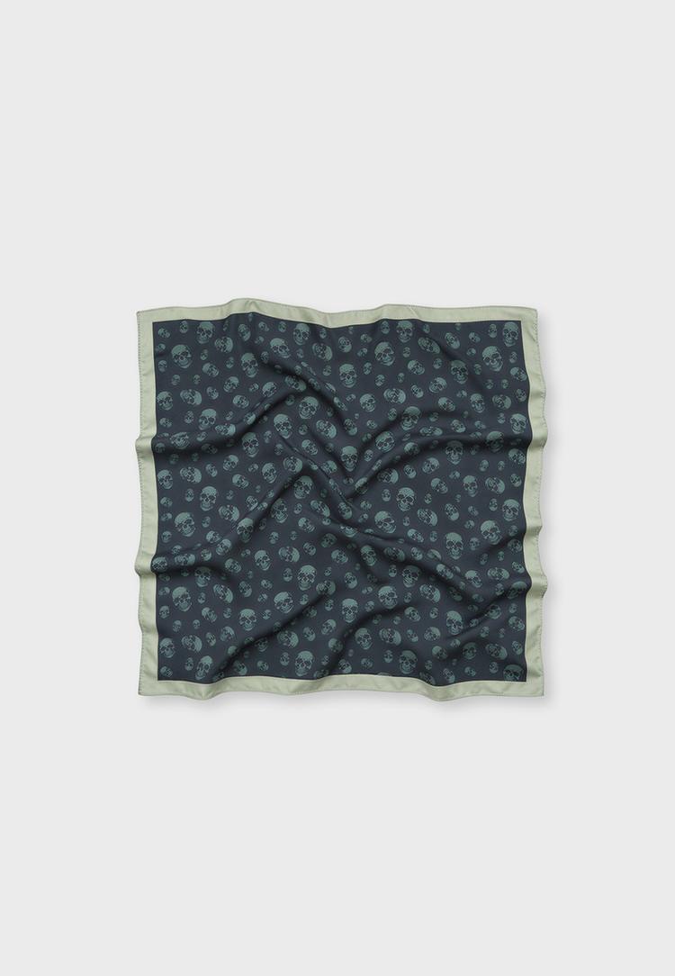 Skull print scarf — Khaki
