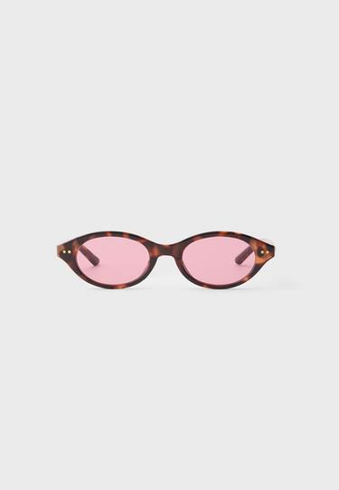 Oval sunglasses — Pastel pink 1