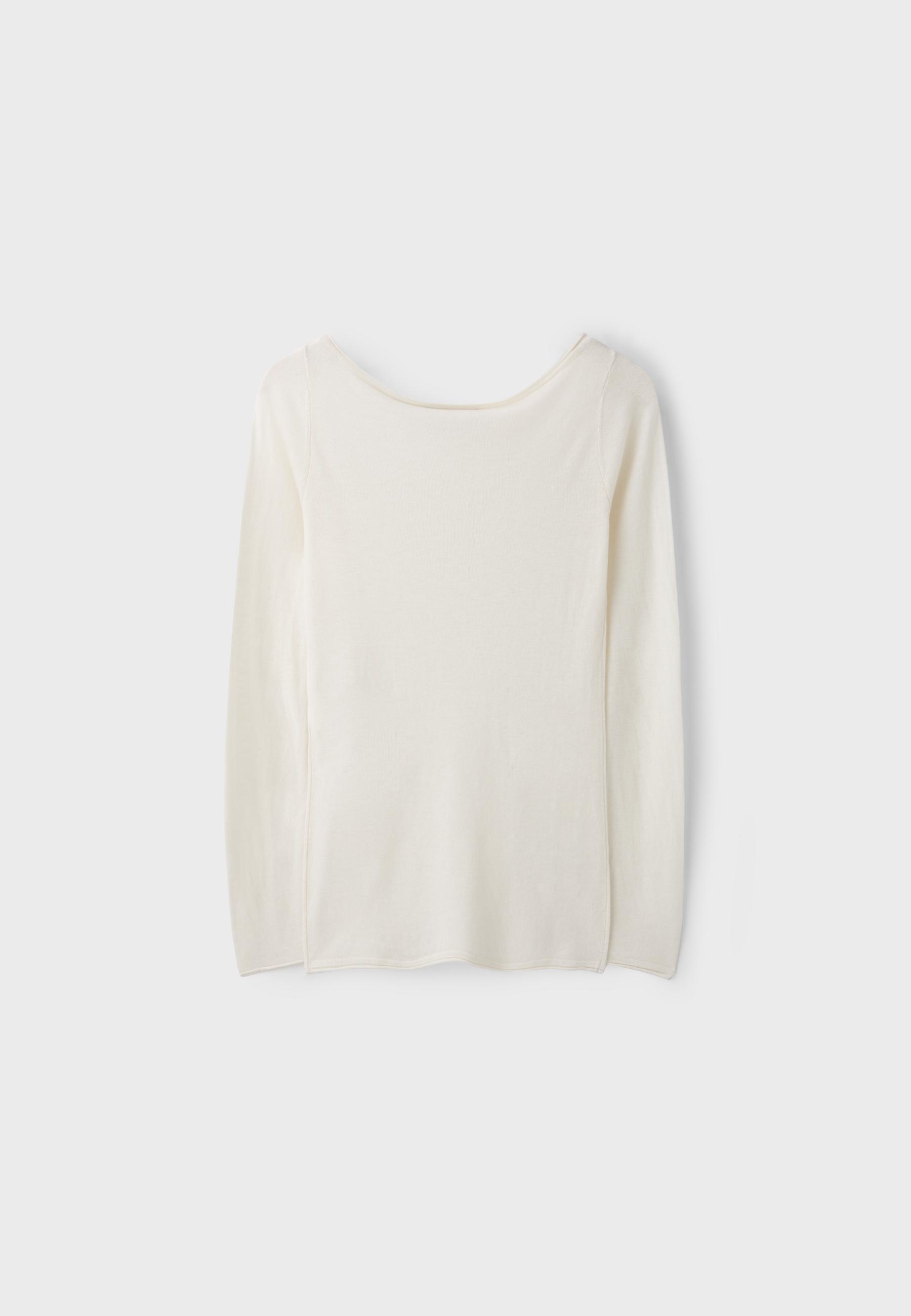 Stradivarius Basic yün ipek geniş yaka kazak görsel 3