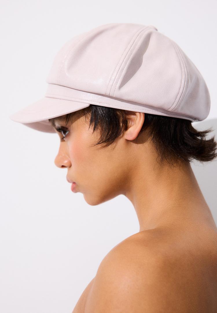 Stradivarius Ναυτικό Καπέλο Παστέλ Ροζ Os φωτογραφία