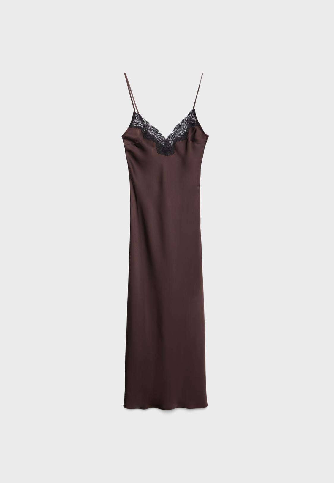 Satin camisole dress - Women's fashion | Stradivarius United States Satin camisole dress - Women's fashion | Stradivarius United States