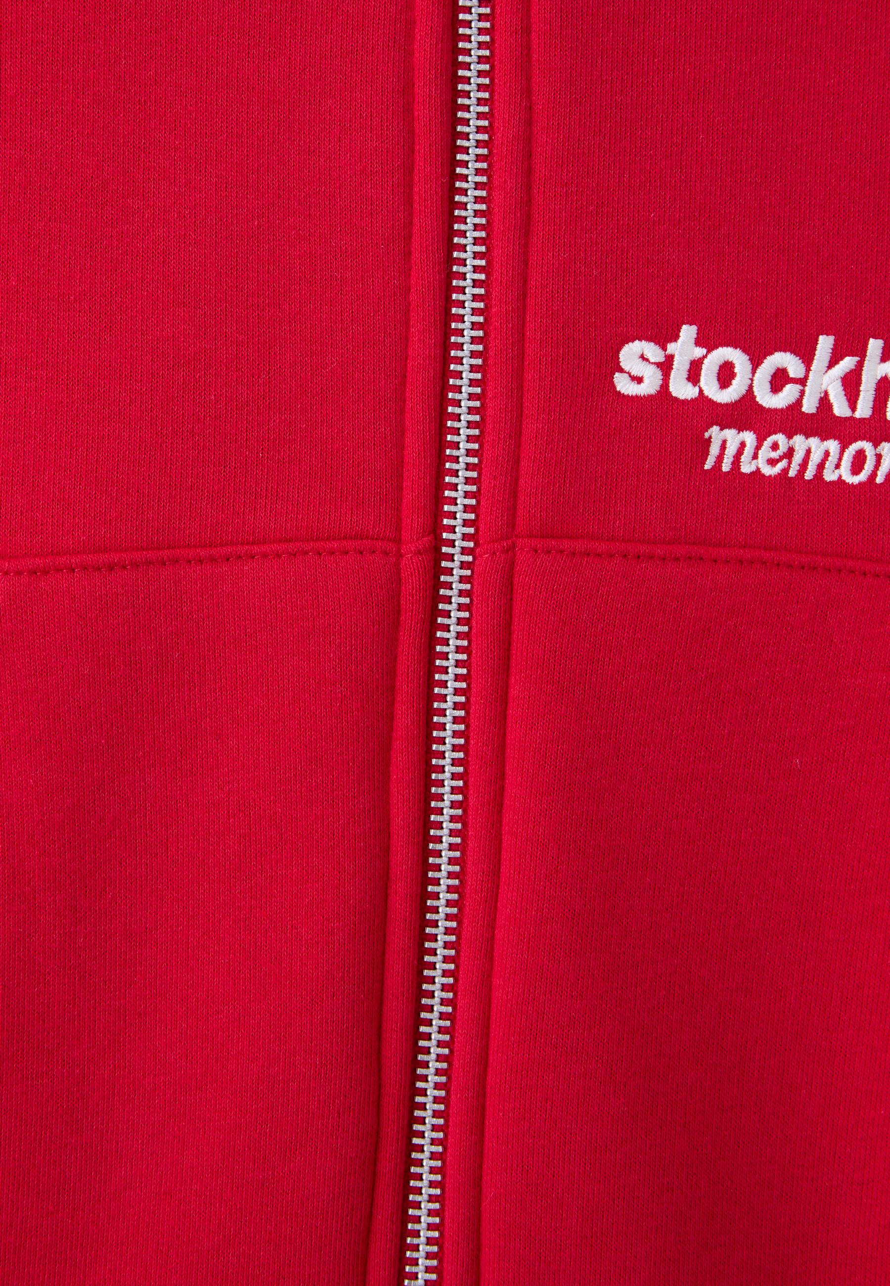 Zip-up hoodie — Red