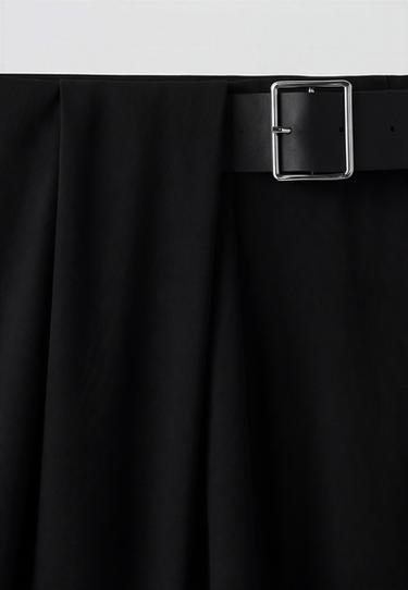 Smart trousers with belt and darts — Black 8