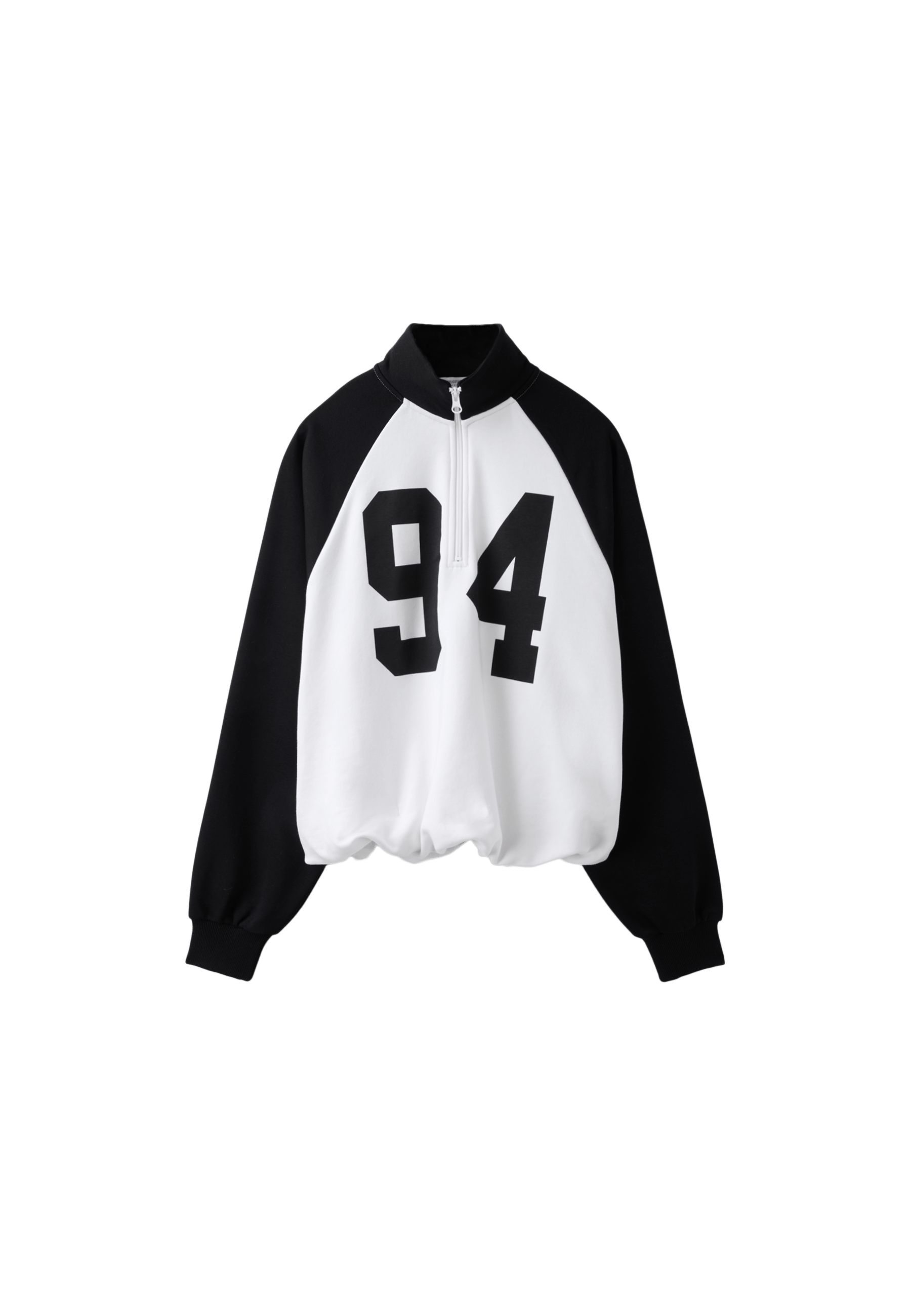 Raglan Sleeve Sweatshirt — Black