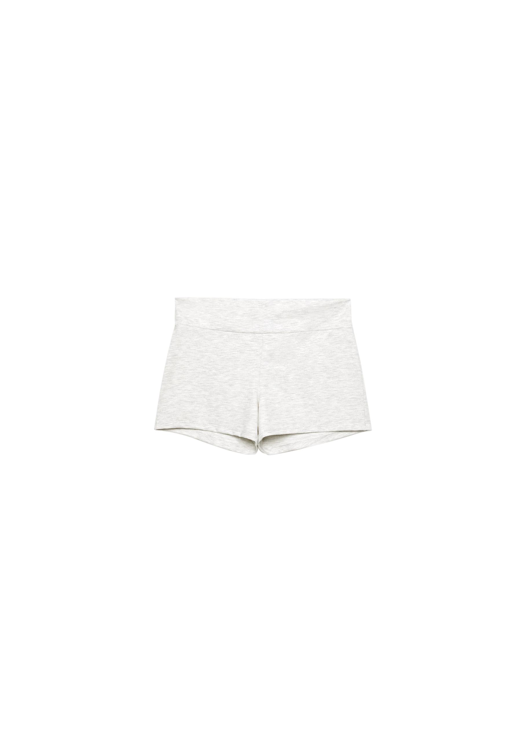 Mini shorts — Grey melange