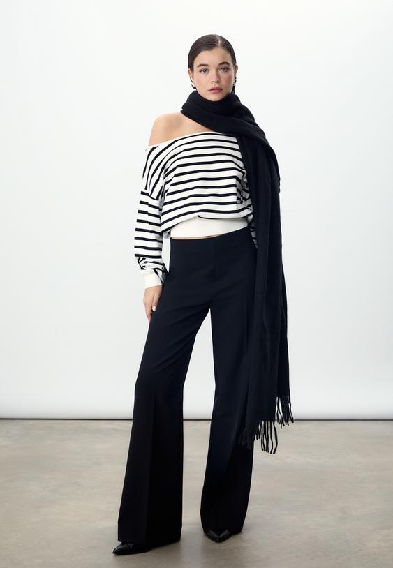 sciarpa in filato spazzolato