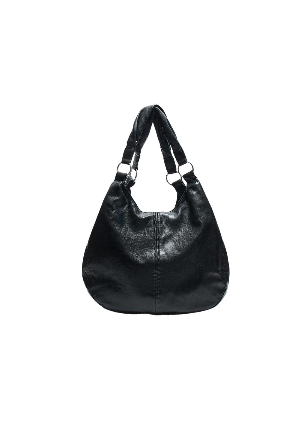 Bolso asa efecto piel