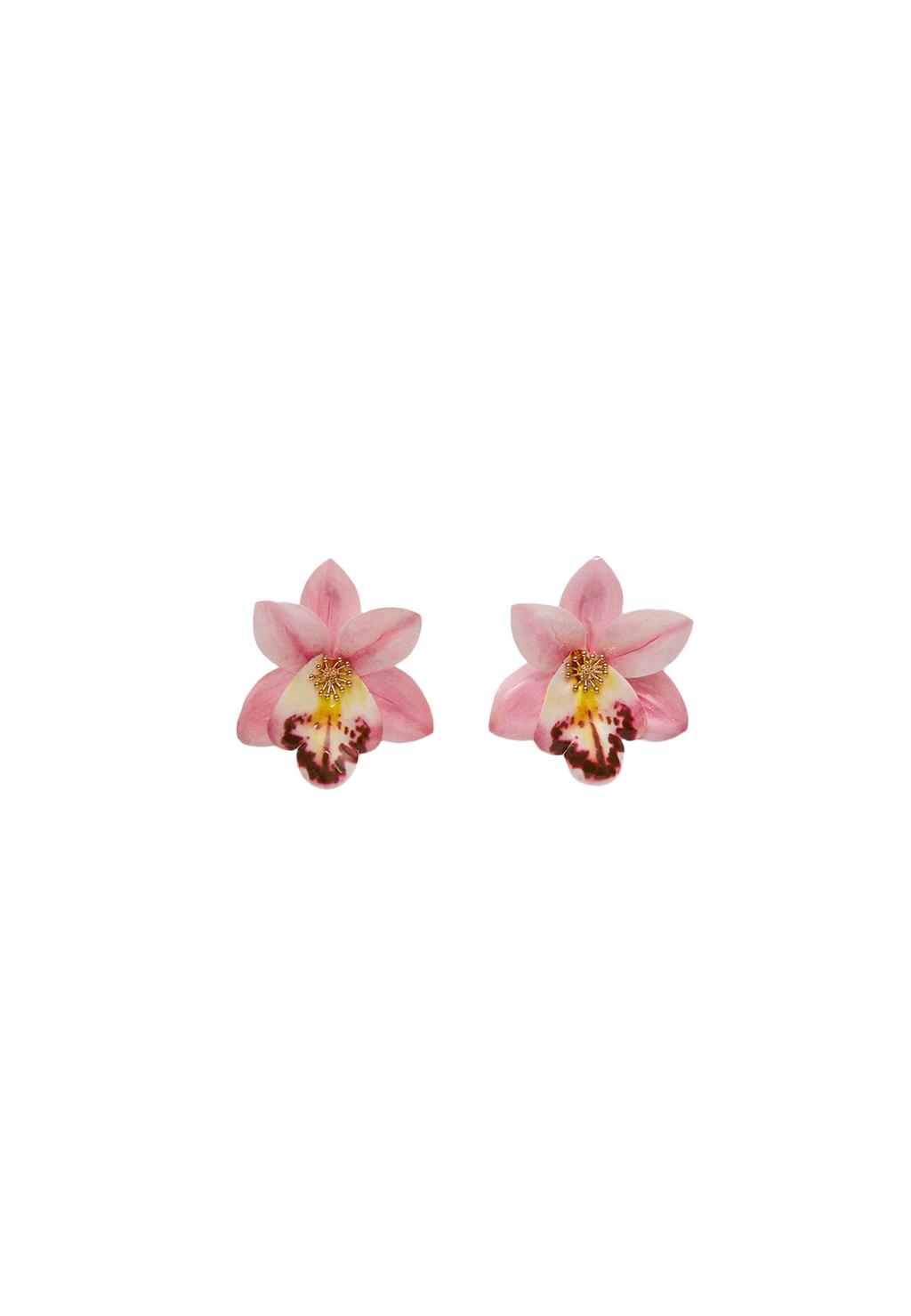 Orchideenblüten-Ohrring