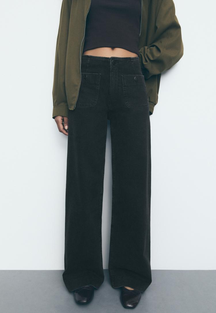 d77 minimalist jeans with pockets