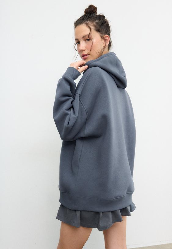 sudadera capucha estampada