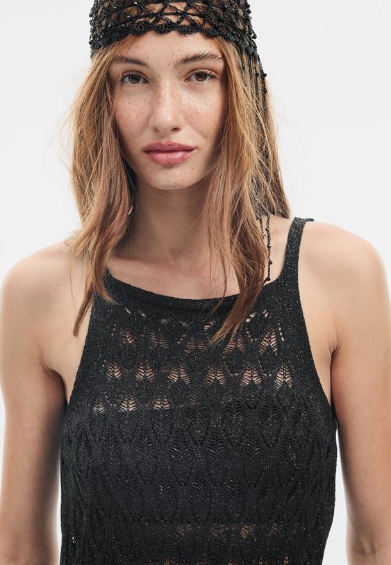 robe en maille ajouree