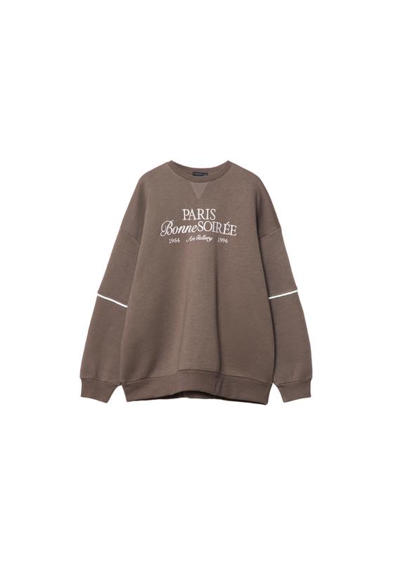 İşlemeli oversize sweatshirt_8