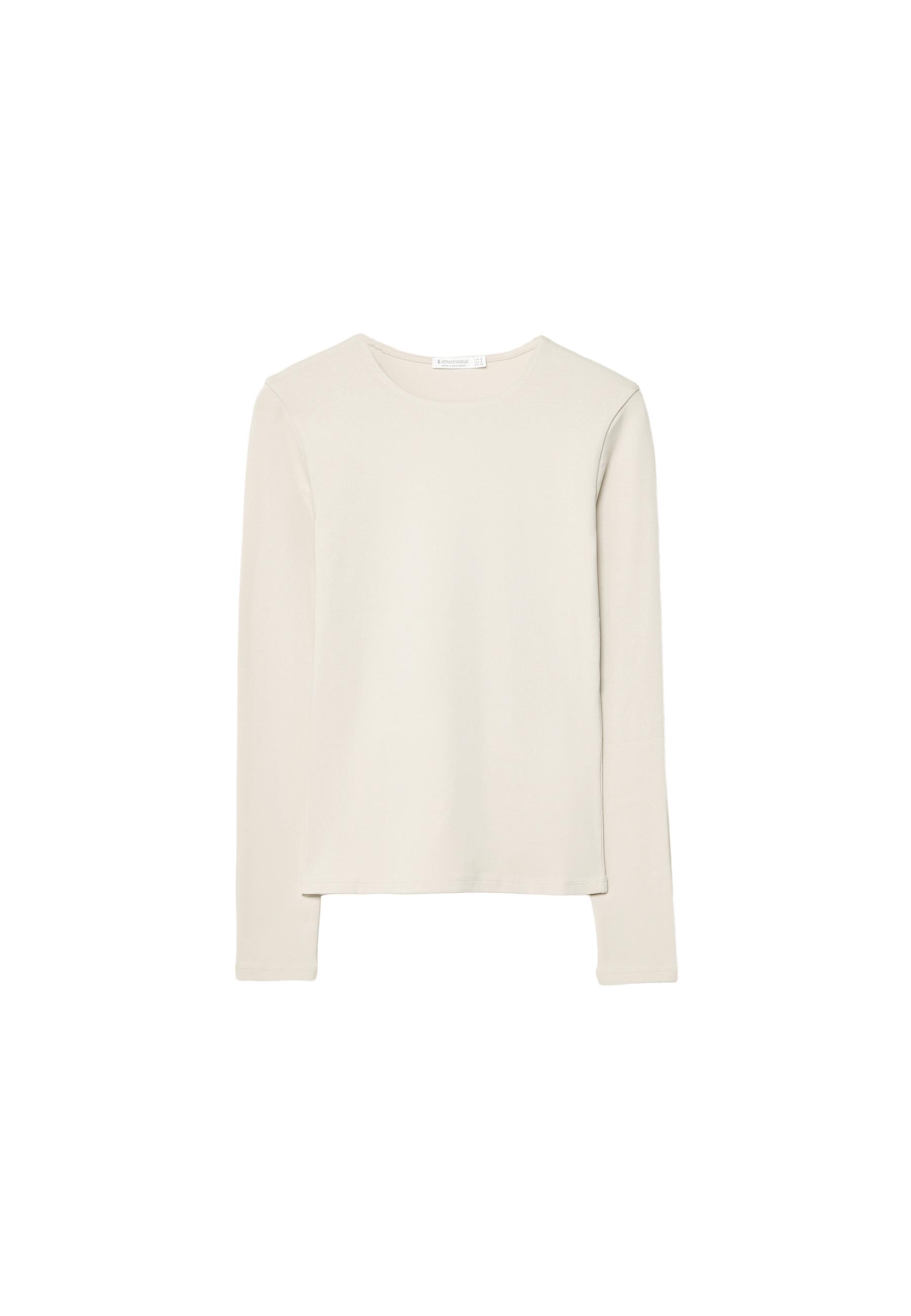 Basic long sleeve T-shirt — Stone