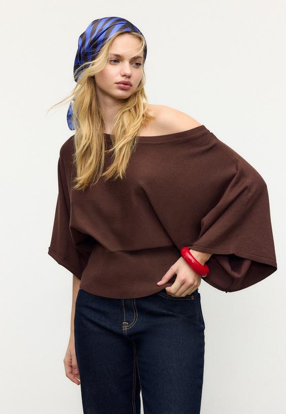 yarasa kollu triko kazak