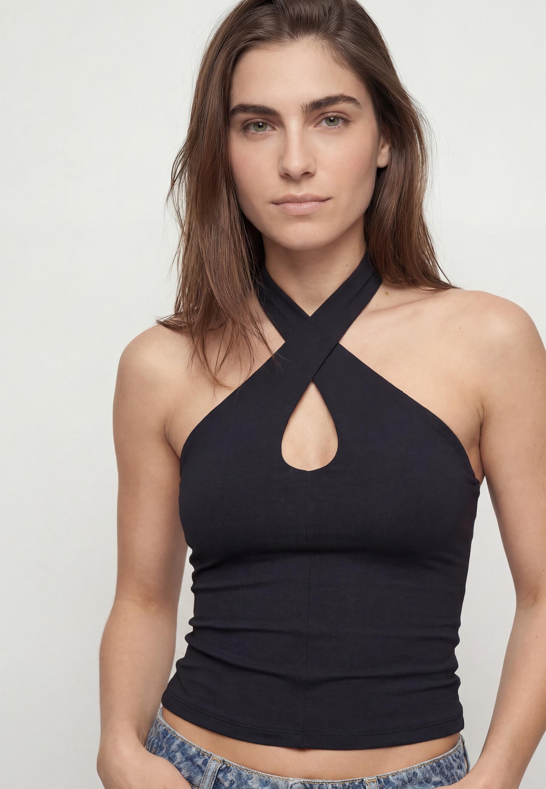 Kruvaze halter top