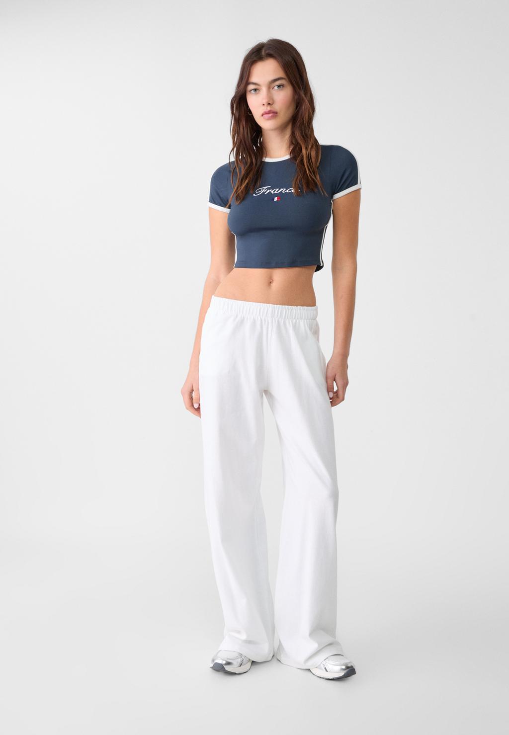 Wide-leg trousers