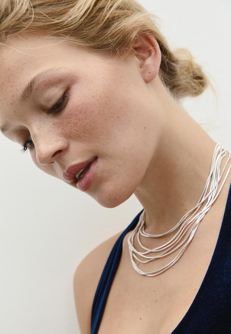 multi chain necklace