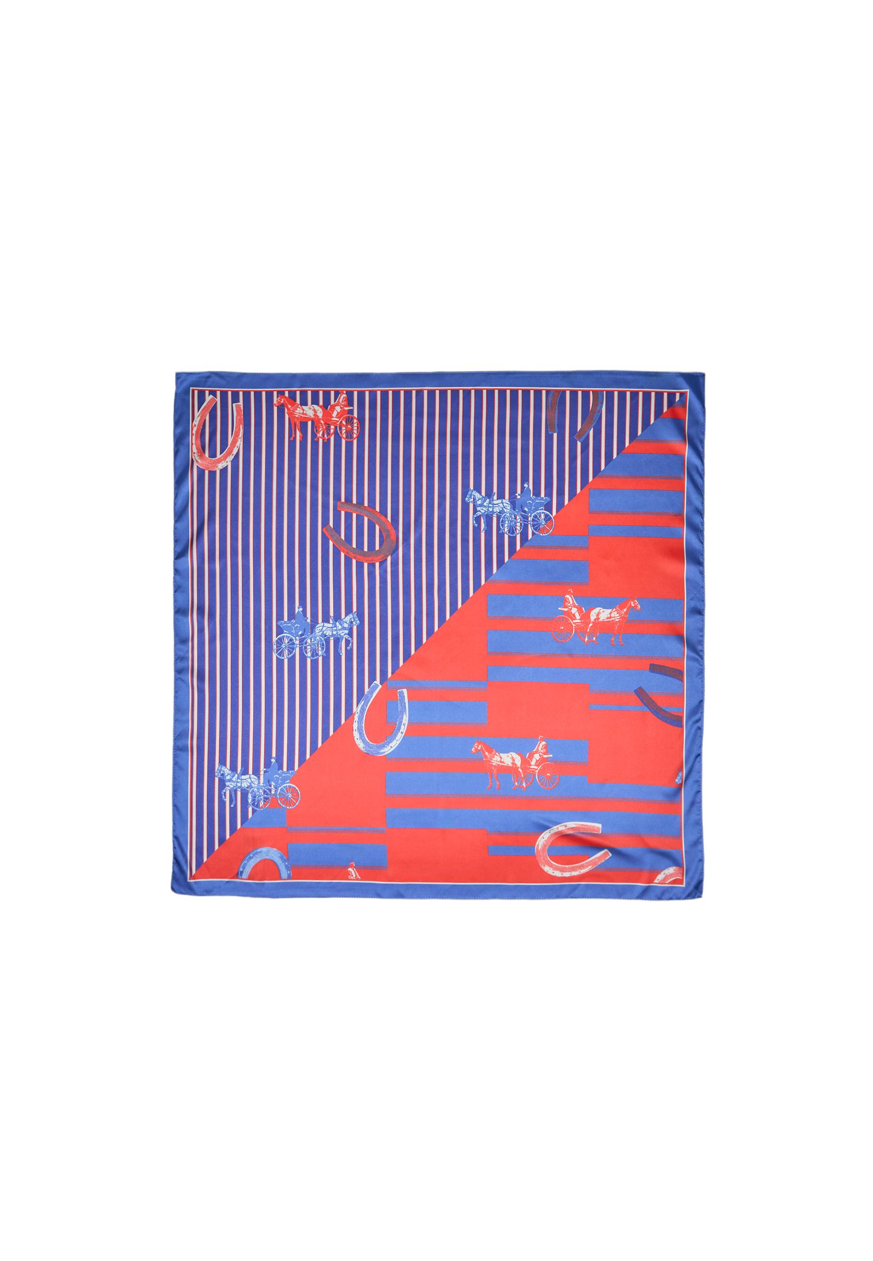 HORSESHOE SCARF — Blue