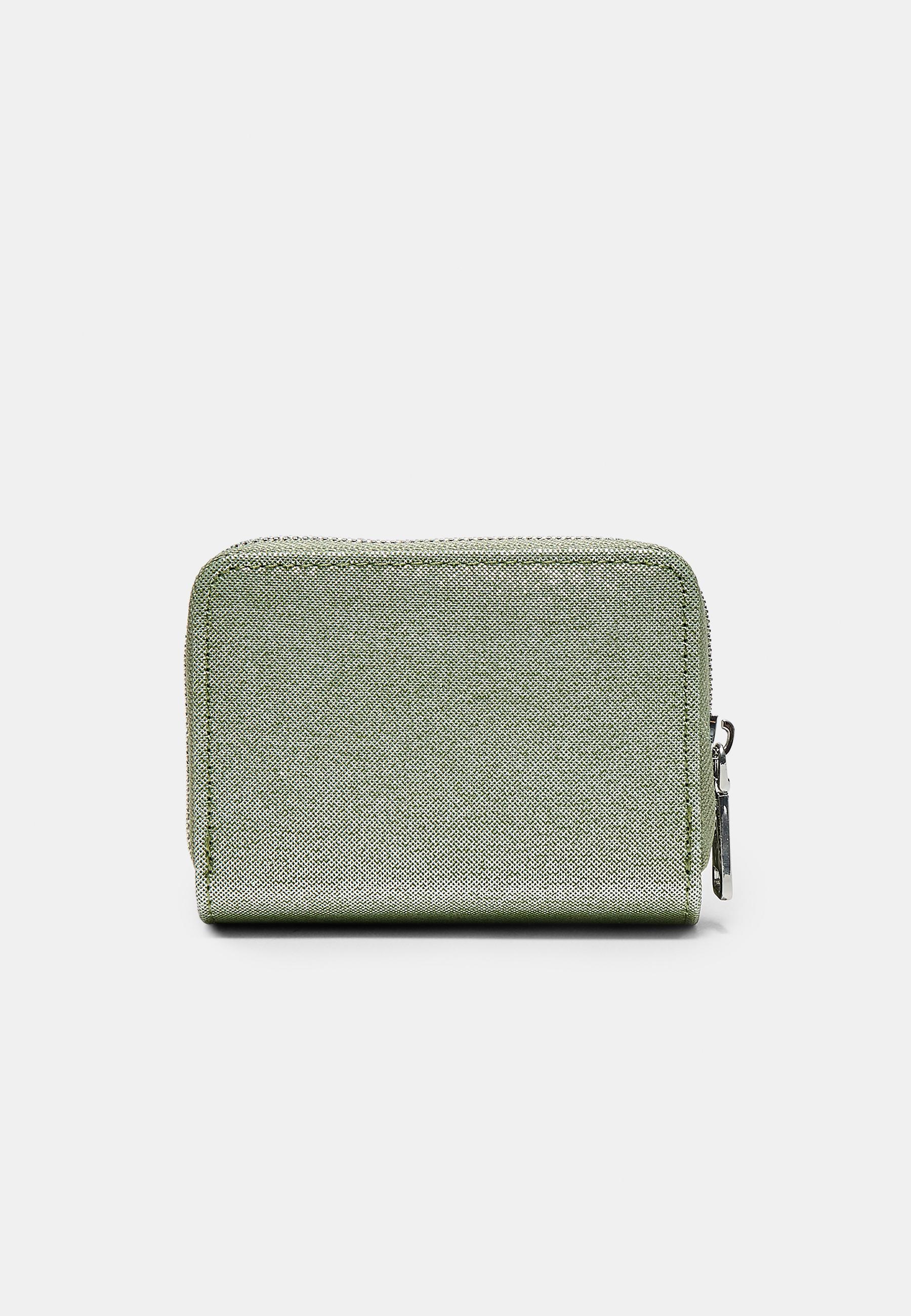 Shimmery rectangular purse — Khaki