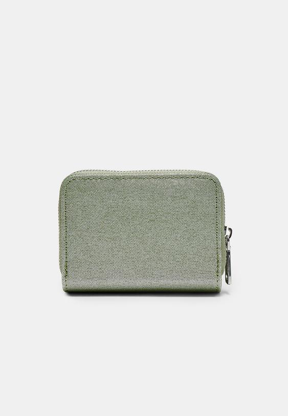 portemonnaie rectangulaire brillant