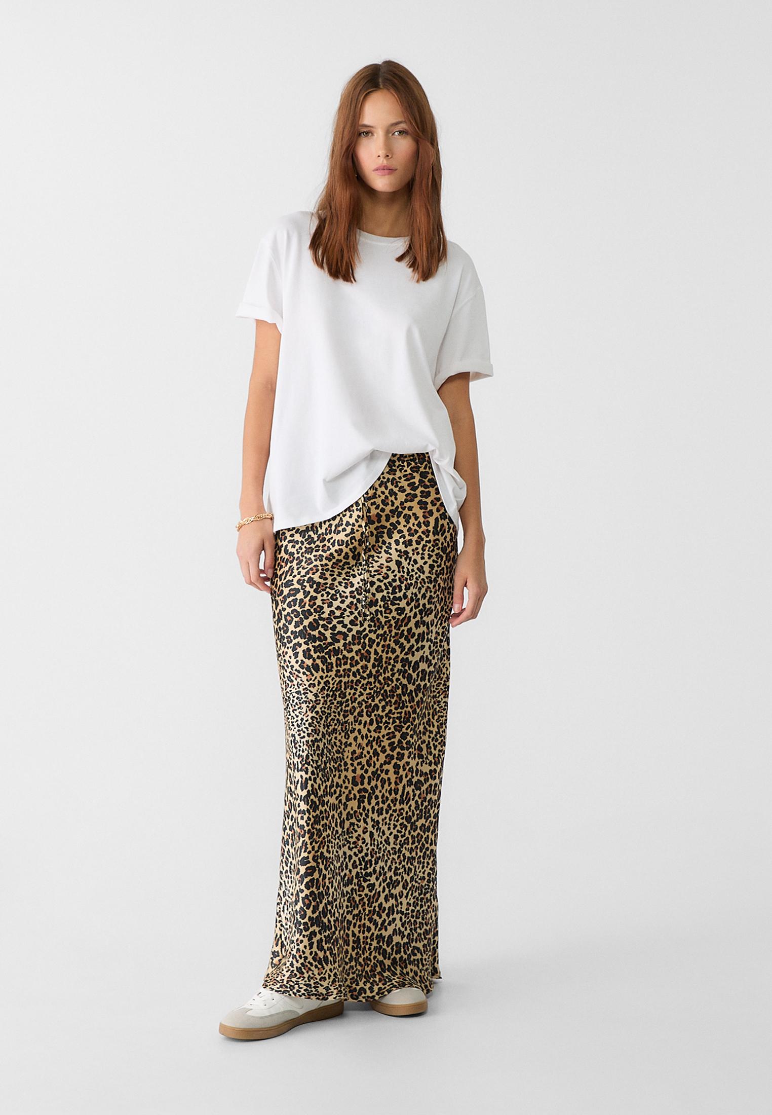 Cheetah midi skirt incredible 01